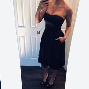David’s Bridal Black Cocktail Dress